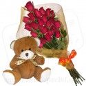 Osito con Flores
