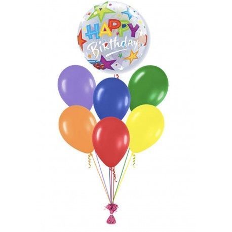 Ramillete de Happy Birthday Colors
