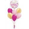 Ramillete de Happy Birthday Rosa