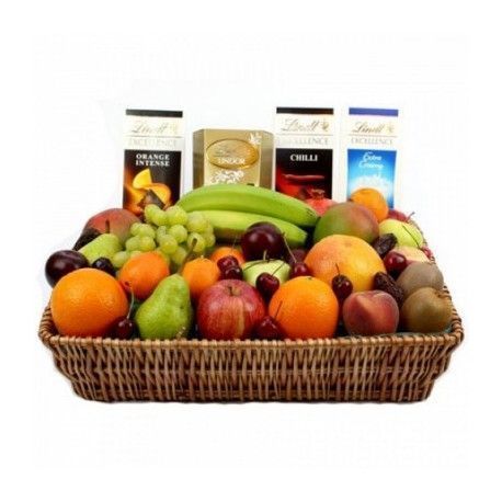 Canasto Frutas y Chocolates