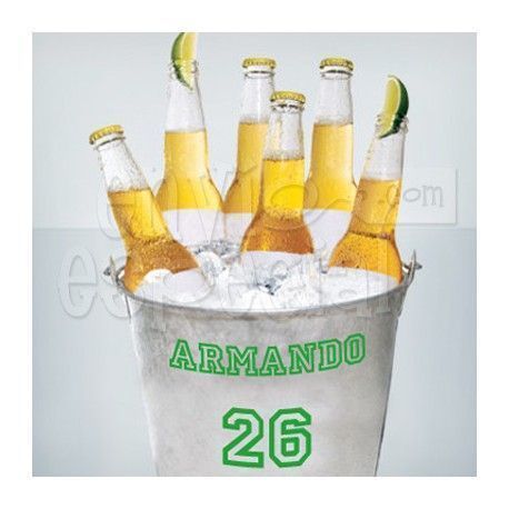 Cubeta Personalizada de Cervezas