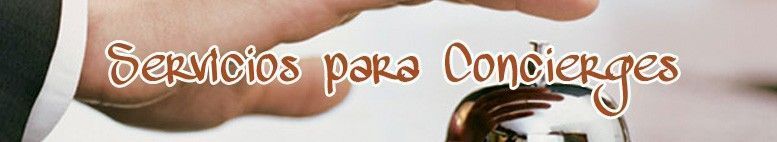 Servicios para Concierges